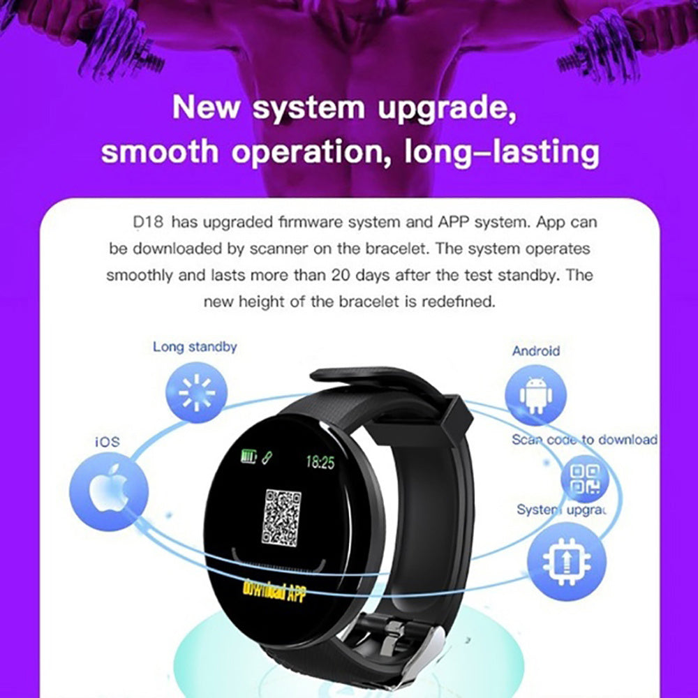 D18 Bluetooth Smart Watch